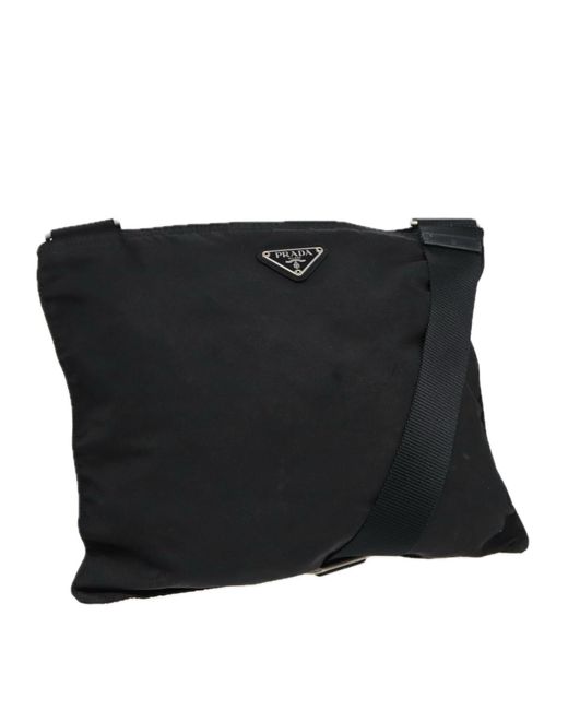 BoohooMAN Prada Preloved Tote Bag Shoulder Bag Model Unisex - Black for men