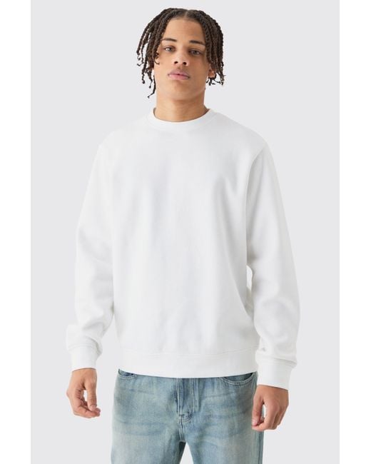 Basic white deals sweatshirt