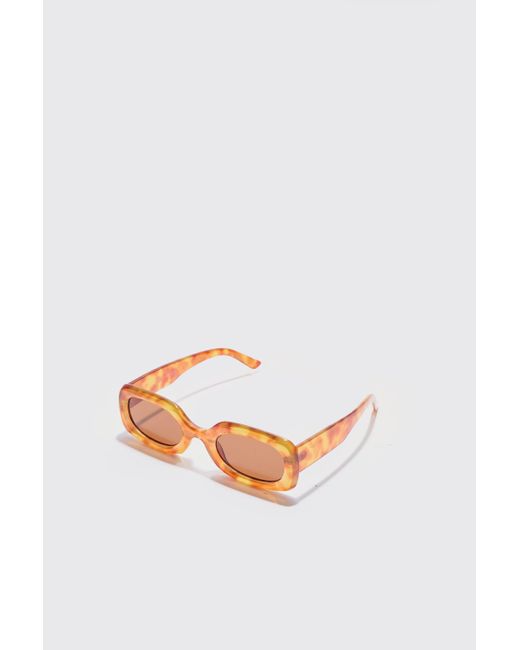 Boohoo White Chunky Torte Frame Sunglasses