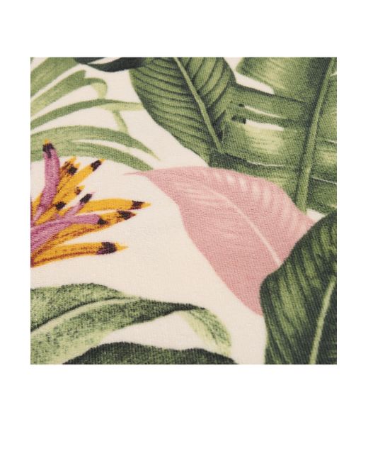BoohooMAN Gray Ohs Palm Leaf Towel Bath Quick Dry Summer Travel Microfibre Absorbent Swim for men