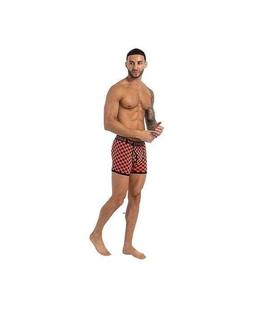 BoohooMAN Red Kandor Jeckers Boxers 7pk for men