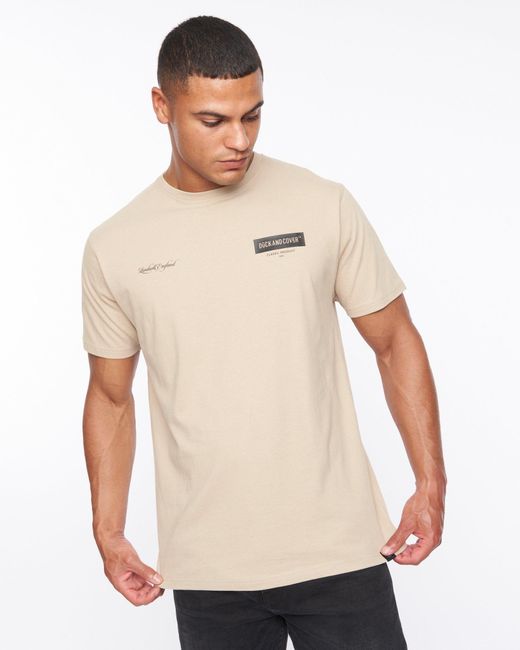 BoohooMAN Natural Duck&cover Mersak T-shirt for men