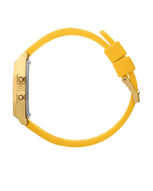 BoohooMAN Yellow Ice-watch 022053 Ice Digit Retro 32mm Quartz Watch for men