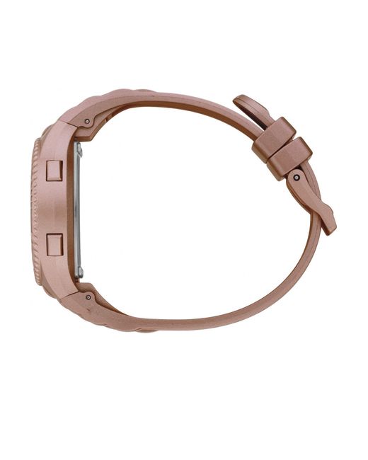 BoohooMAN Brown Ice-watch 021621 Ice Digit 35mm Quartz Watch for men