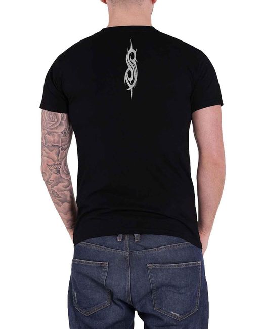 BoohooMAN Black Slipknot Iowa Goat T Shirt for men