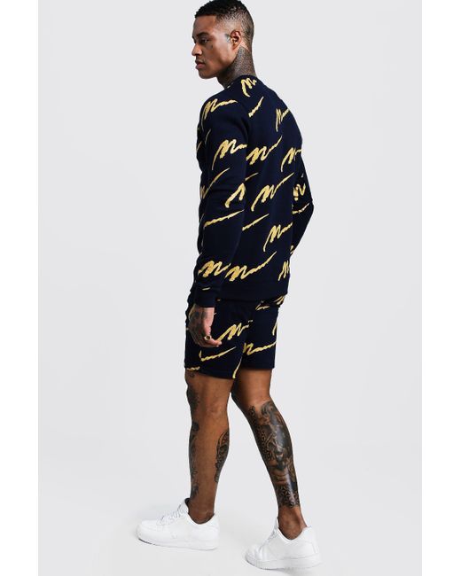 man all over print tracksuit