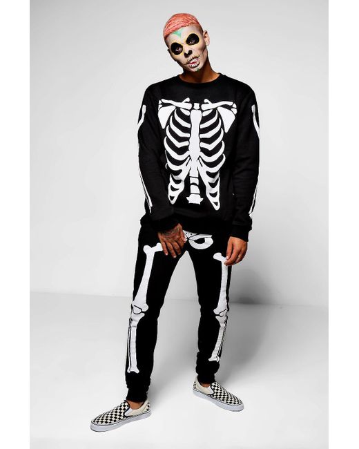 Boohoo Cotton Skinny Fit Skeleton 