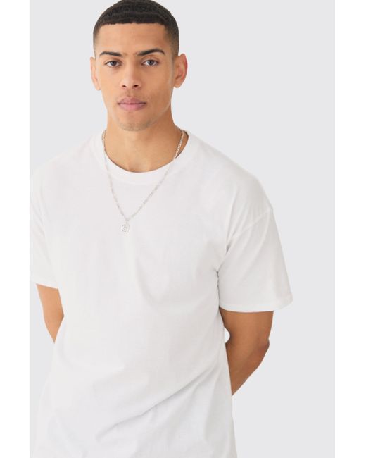 BoohooMAN White Oversized Limited Edition T-shirt for men