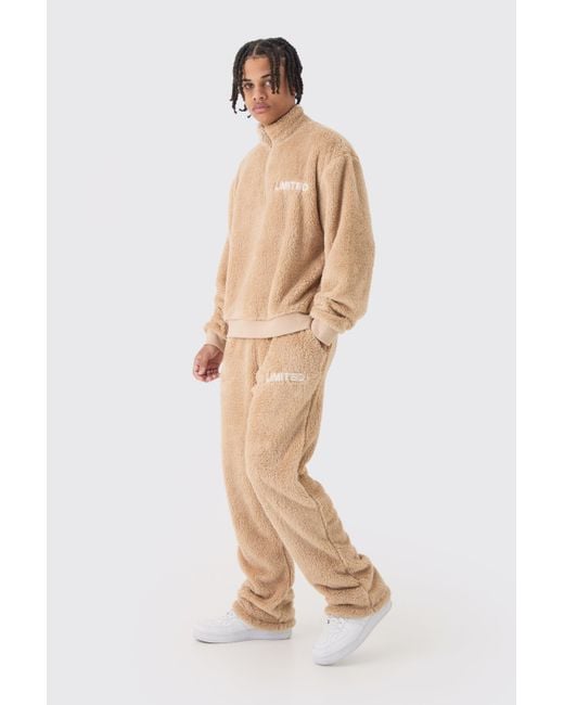 Boohooman white tracksuit deals