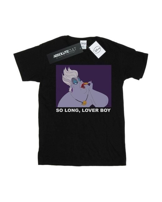 BoohooMAN Black Disney The Little Mermaid Ursula Lover Boy T-shirt for men