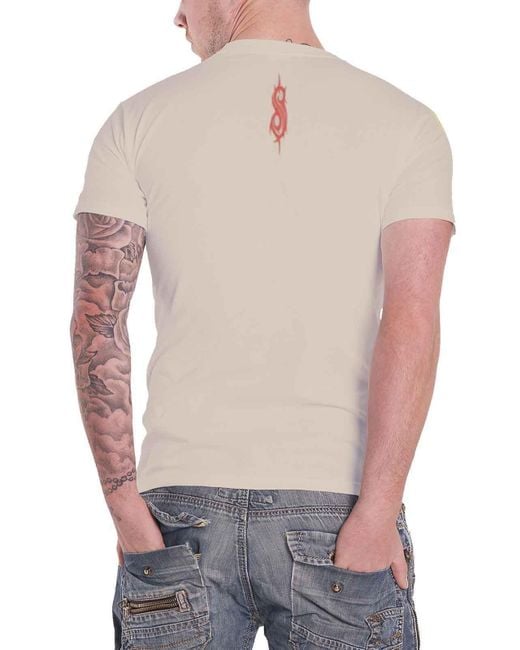 BoohooMAN Gray Slipknot Sid Photo Back Print T Shirt for men