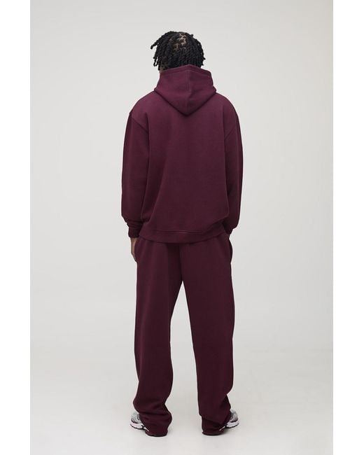 BoohooMAN Red Tall Basic Straight Leg Jogger for men