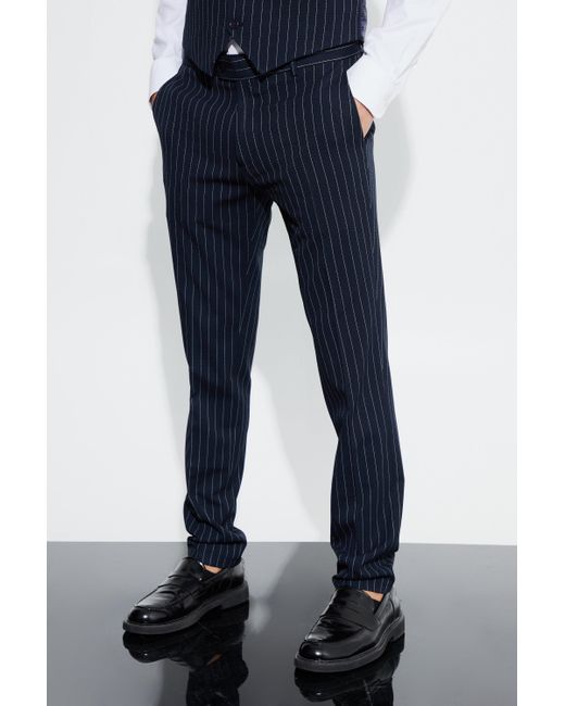Skinny fit shop pinstripe suit