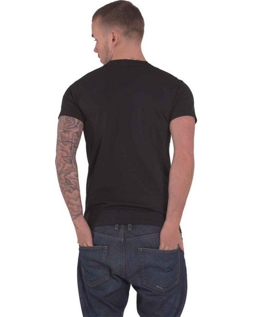BoohooMAN Black The Rolling Stones Sixty Plastered Suede T-shirt for men