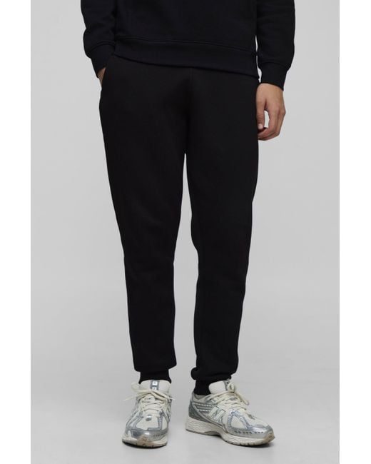 BoohooMAN Black Basic Slim Fit Jogger for men