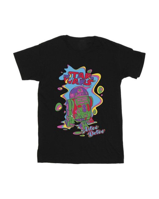 BoohooMAN Gray Star Wars R2d2 Pop Art T-shirt for men