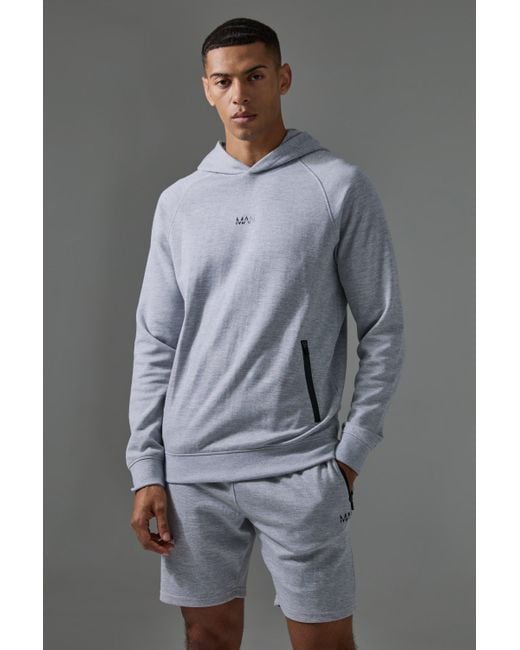 Mens grey tracksuit shorts hotsell