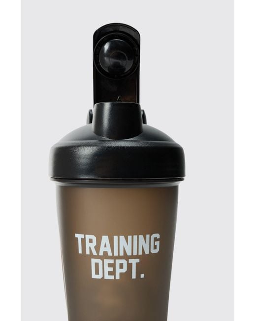 BoohooMAN Black Training Dept Mini Shaker for men