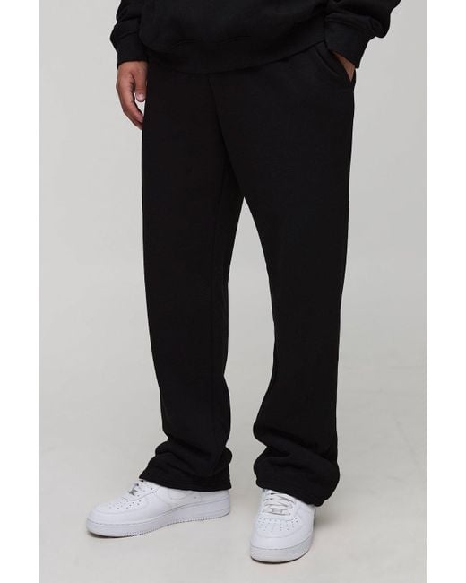 BoohooMAN Black Basic Straight Leg Jogger for men