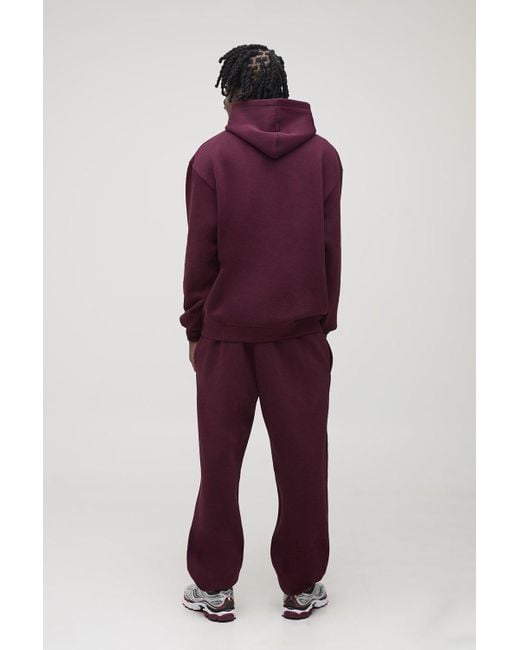 BoohooMAN Tall Basic Oversized Jogger in Red für Herren