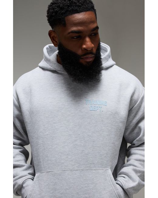 BoohooMAN Man Active Training Dept Oversize Trainingsanzug in Gray für Herren