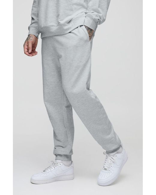 Pantalón Deportivo Tall Básico Regular Boohoo de color White