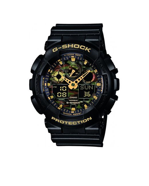 BoohooMAN Black Casio Ga-100cf-1a9er G-shock 51mm Quartz Watch for men