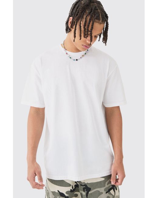 BoohooMAN White Oversized Official Spider Print T-shirt for men