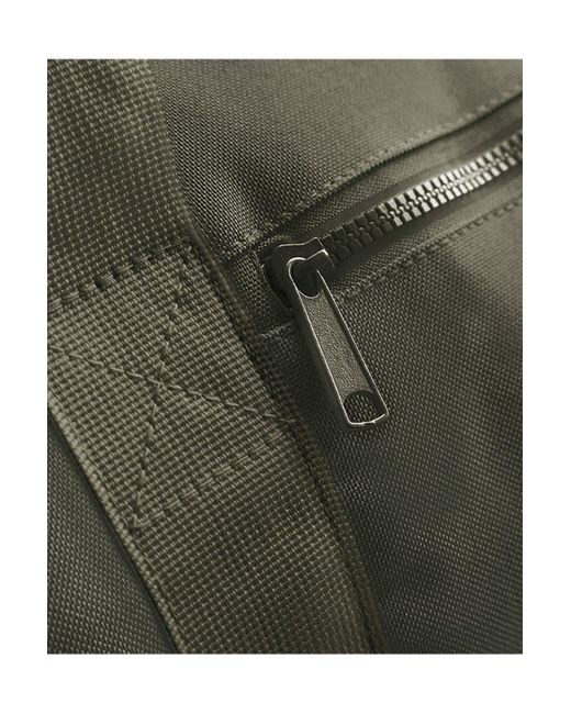 BoohooMAN Green Bagbase Plain Varsity Barrel Duffle Bag (20 Litres) for men