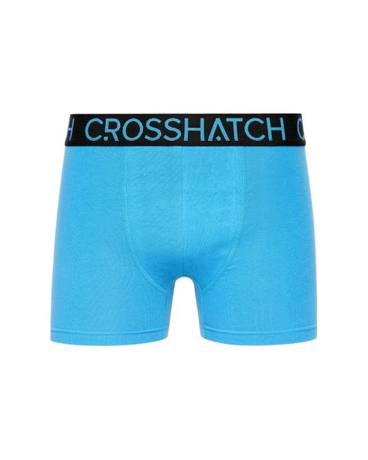 BoohooMAN Orange Crosshatch Highlighter Boxers 3pk for men