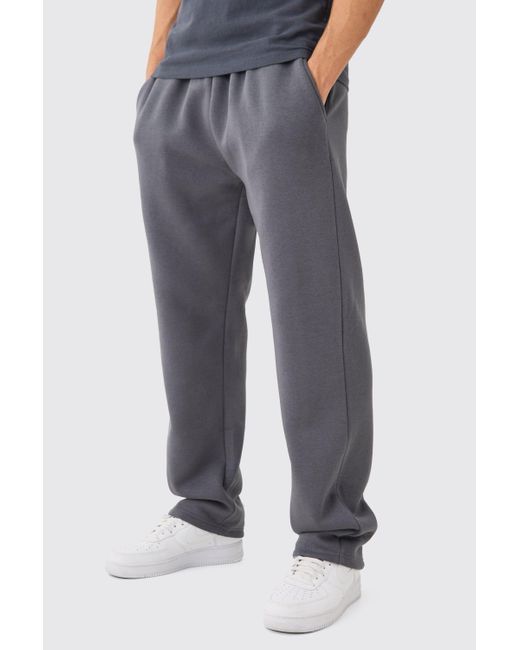 BoohooMAN Blue Relaxed Check Double Waistband Jogger for men