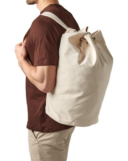 BoohooMAN Natural Quadra 30l Duffle Bag for men