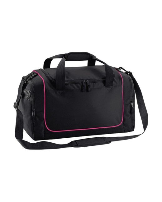 BoohooMAN Black Quadra Teamwear Locker Duffle Bag (30 Litres) for men