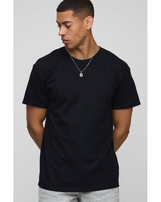 Camiseta Oversize Con Estampado De Wu-Tang Boohoo de color Black