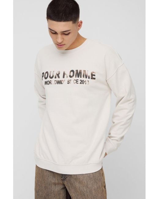 Printed sweatshirt mens sales