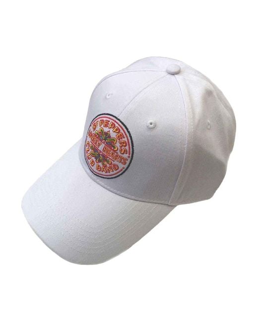 BoohooMAN The Beatles Sgt Pepper Drum Baseball Cap in Grey for Men