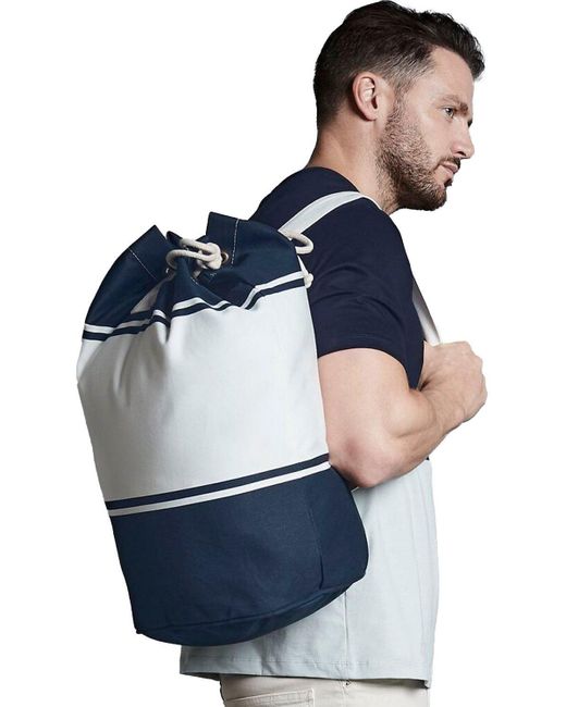 BoohooMAN Blue Quadra 30l Duffle Bag for men