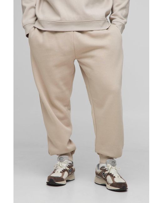 Boohoo Natural Plus Basic Regular Fit Jogger
