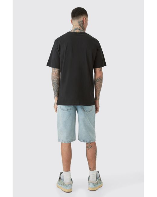 BoohooMAN Tall Core Limited Edition Skeleton Printed T-shirt In Black für Herren