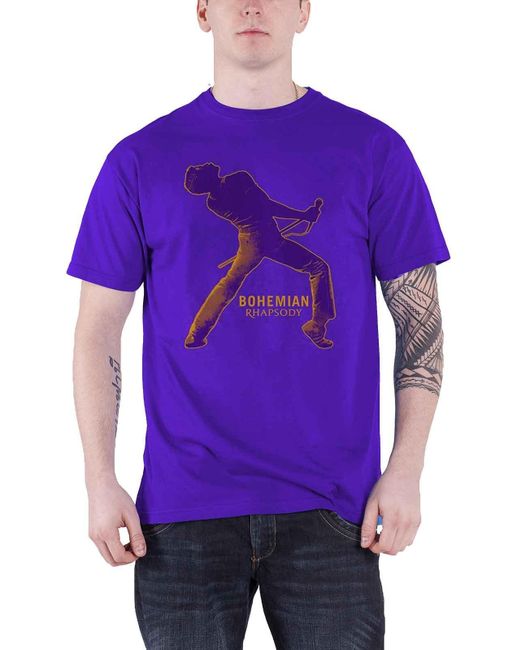 BoohooMAN Purple Queen Bohemian Rhapsody Fortune T Shirt for men