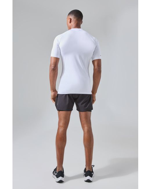 Boohoo White Active Compression T-shirt