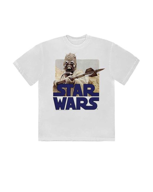 BoohooMAN White Star Wars Tusken Raider T Shirt for men