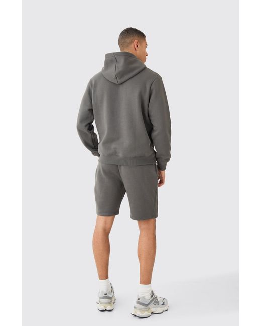Boohooman shorts top and hoodie