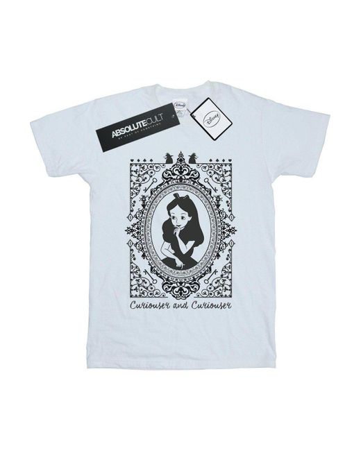 BoohooMAN White Disney Alice In Wonderland Frame T-shirt for men