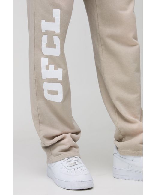 BoohooMAN Lockere Jogginghose mit Official Print in Multicolor für Herren