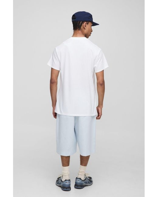 Camiseta Regular Con Estampado De Monte Carlo Boohoo de color White