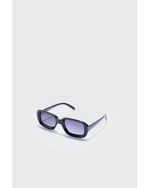 BoohooMAN Chunky Plastic Sunglasses in Blue für Herren