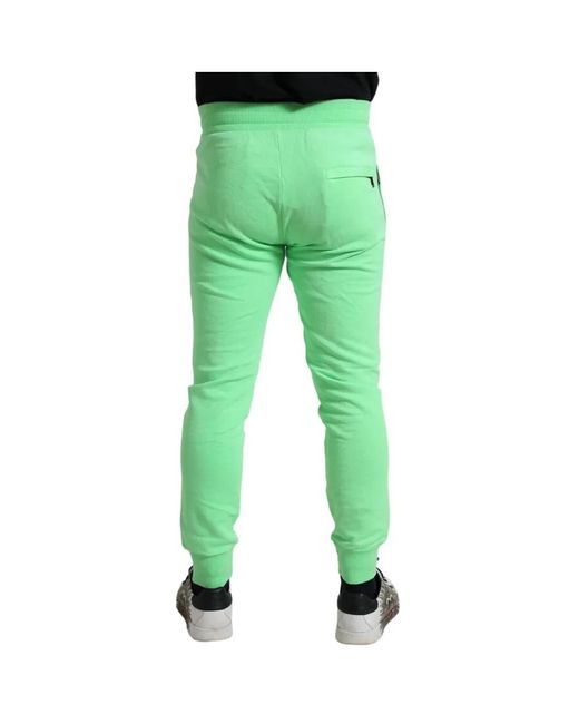 BoohooMAN Dolce & Gabbana Preloved Green Joggers Model Pan75083 Pants for men