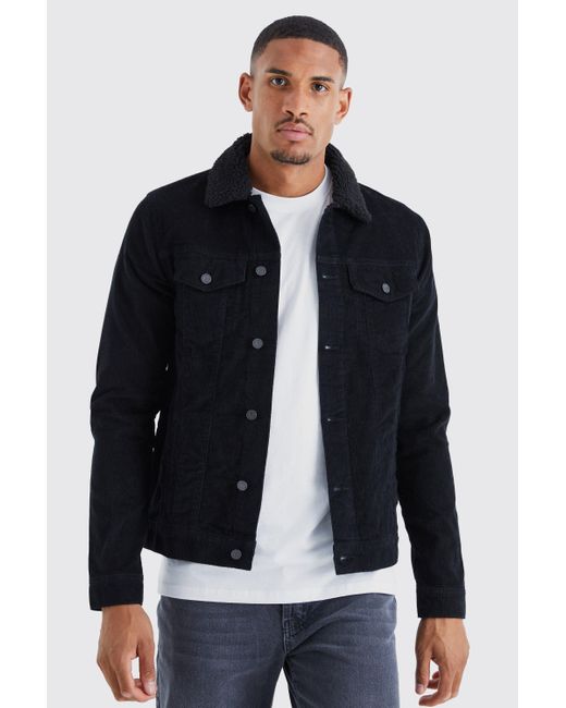 Cord top black jacket
