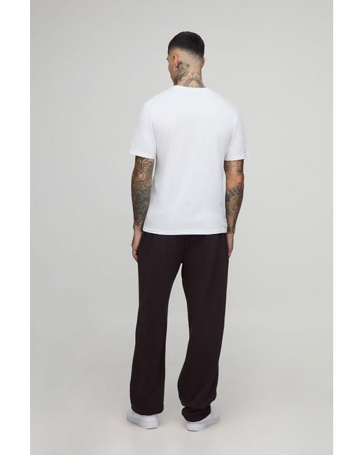 BoohooMAN Black Tall Basic Oversized Jogger for men